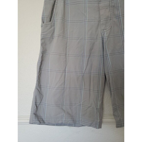 Lululemon Mens Golf Shorts Plaid Gray Asian Accent Size 30 Altered from 34 to 30 - Picture 16 of 16